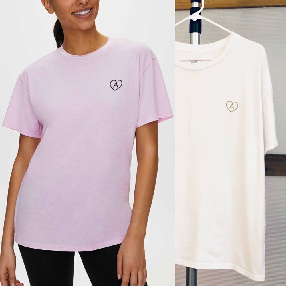 ARITZIA White Thank You Short Sleeve Tshirt‎ / Sz 1X